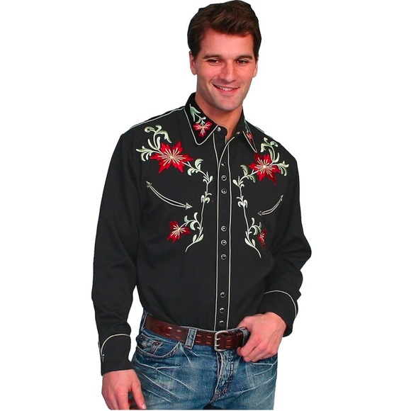 Scully Men’s Snap Shirt. - Picture 1 of 11